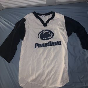 Vintage half sleeved penn state shirt